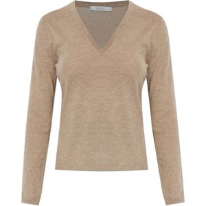 Max Mara, Dames, Truien, Beige, Maat: XS Kasjmier,