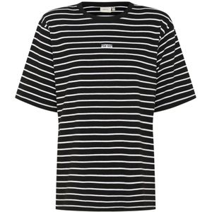 Gestuz, Dames, Tops, Zwart, Maat: L Katoen,