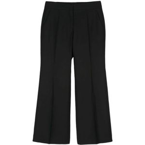 Givenchy, Dames, Broeken, Zwart, Maat: M Wol,