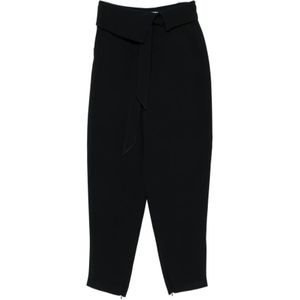 The Attico, Dames, Broeken, Zwart, Maat: 3XS Viscose,