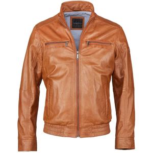 Bugatti, Heren, Jassen, Bruin, Maat: 2XL Leer,