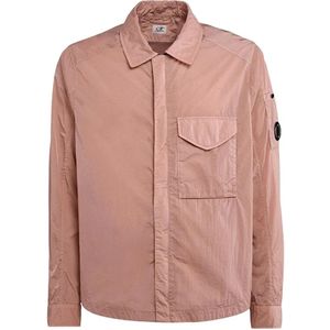 C.p. Company, Heren, Jassen, Roze, Maat: M Poliester,