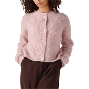 Second Female - Andrea Knit RIB LS - Cardigan - Lichtroze