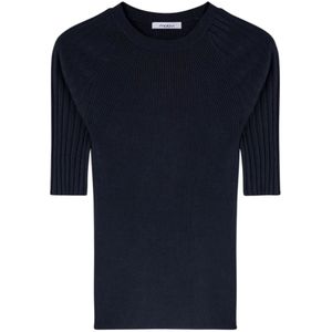 Motivi, Dames, Truien, Blauw, Maat: XS Nylon,