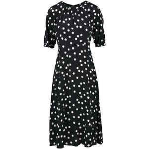 Max Mara, Dames, Jurken, Zwart, Maat: 2XS Zijde,