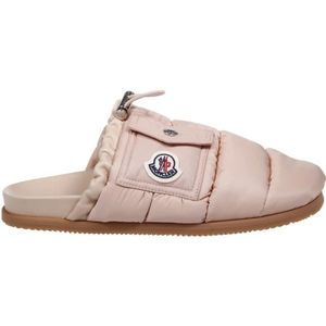 Moncler - Slippers - Roze - Rubber - Logo Patch en Toggle-sluiting