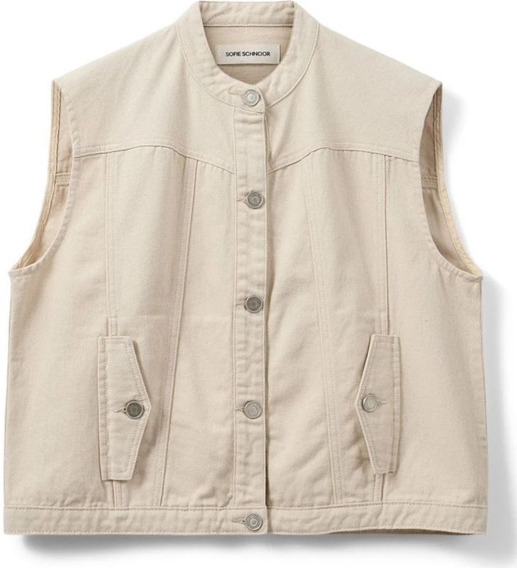 Sofie Schnoor, Dames, Jassen, Wit, Maat: XS Denim,