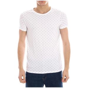 Armani Jeans, Heren, Tops, Wit, Maat: L Katoen,