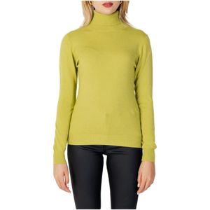 Sandro Ferrone, Dames, Truien, Groen, Maat: M Nylon,