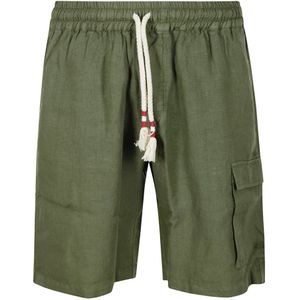 MC2 Saint Barth, Heren, Badkleding, Groen, Maat: XL Linnen,