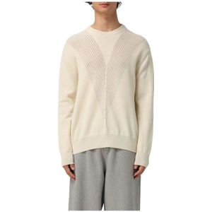 Jil Sander, Heren, Truien, Wit, Maat: M Kasjmier,