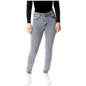 Levi's, Dames, Jeans, Grijs, Maat: W26 L32 Katoen,