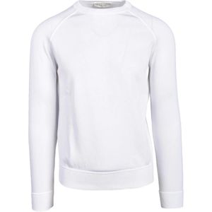 Filippo De Laurentiis, Heren, Truien, Wit, Maat: 2XL Katoen,