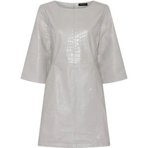 Bruuns Bazaar, Dames, Jurken, Grijs, Maat: XS Leer,