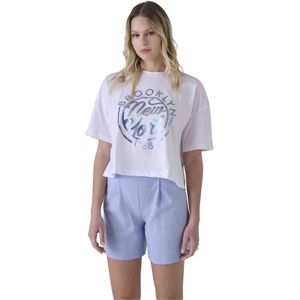 Kocca, Dames, Tops, Wit, Maat: XL Katoen,