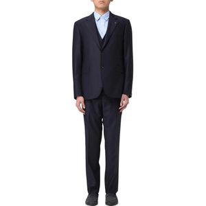 Tagliatore, Heren, Pakken, Blauw, Maat: M