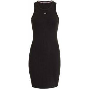 Tommy Hilfiger, Dames, Jurken, Zwart, Maat: XS