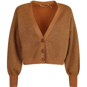 Alice + Olivia, Dames, Truien, Bruin, Maat: S Wol,