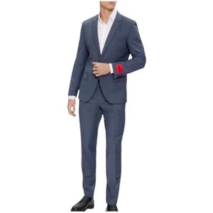 Hugo, Heren, Pakken, Blauw, Maat: S