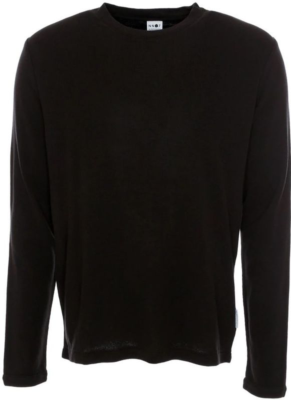 Nn07 - Longsleeve - Zwart - Katoen - Regular Fit