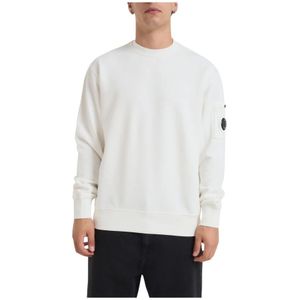 C.p. Company, Heren, Sweatshirts & Hoodies, Wit, Maat: XL Katoen,