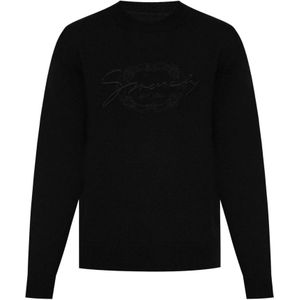 Givenchy, Heren, Truien, Zwart, Maat: L Wol,