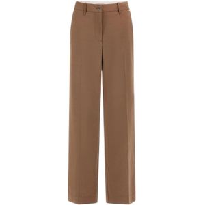 Guess, Dames, Broeken, Bruin, Maat: M Poliester,