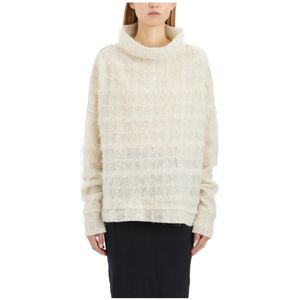 Marc Le Bihan, Dames, Truien, Beige, Maat: 3XS Wol,