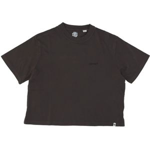 Element, Heren, Tops, Zwart, Maat: L Katoen,