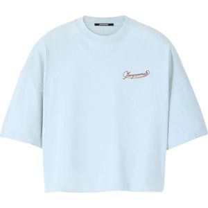 Jacquemus, Dames, Tops, Blauw, Maat: XL