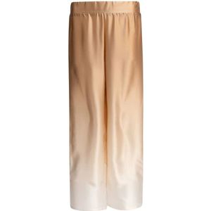 Sleep No More, Dames, Broeken, Beige, Maat: S Zijde,