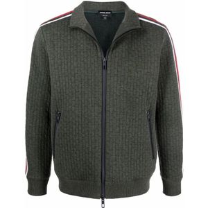 Giorgio Armani, Heren, Sweatshirts & Hoodies, Groen, Maat: L Katoen,