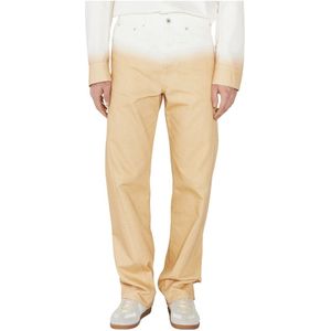 Lanvin, Heren, Broeken, Oranje, Maat: W30 Katoen,