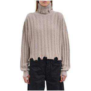 Isabel Benenato, Dames, Truien, Grijs, Maat: XS