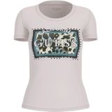 Dames-T-shirt Guess Animalier Boxy