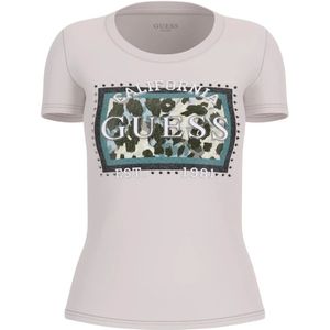 Dames-T-shirt Guess Animalier Boxy