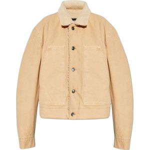 Dsquared2 Geïsoleerde spijkerjas , Beige , Dames , Maat: M