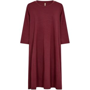 Soyaconcept, Dames, Jurken, Rood, Maat: S Poliester,