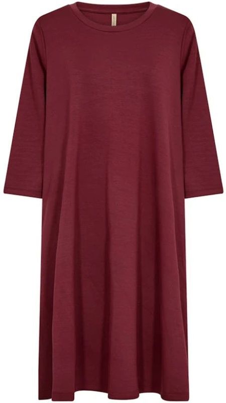 Soyaconcept, Dames, Jurken, Rood, Maat: S Poliester,