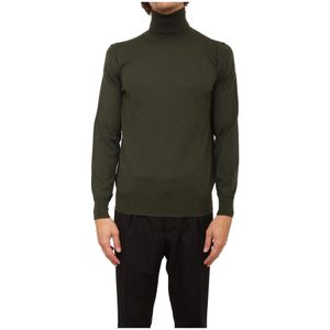 Paolo Pecora, Heren, Truien, Groen, Maat: M Wol,