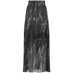 Missoni, Dames, Rokken, Grijs, Maat: XS Viscose,