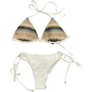 Miss Bikini, Dames, Badkleding, Beige, Maat: M