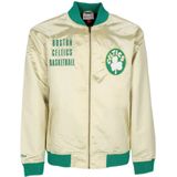 Mitchell & Ness - Boston Celtics Vintage - Lichtgewicht Satijnen Jas - Geel