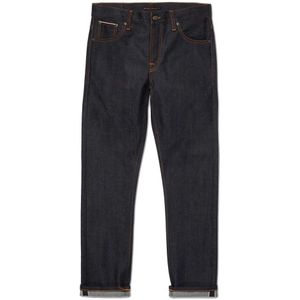 Nudie Jeans, Heren, Jeans, Blauw, Maat: W31 L31 Katoen,