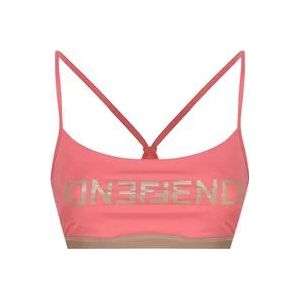 Fendi Sportieve Gym Bh , Pink , Dames , Maat: XS