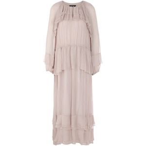 Marc Cain - Jurk - Oudroze - 7/8 Lengte - Lange Mouw - Effen