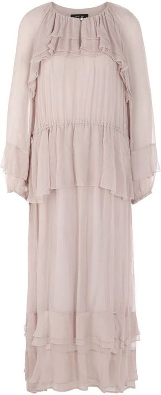 Marc Cain - Jurk - Oudroze - 7/8 Lengte - Lange Mouw - Effen