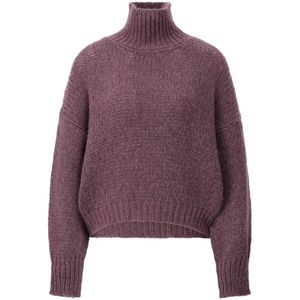 Roberto Collina, Dames, Truien, Paars, Maat: M Wol,