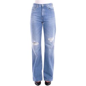 Dondup, Dames, Jeans, Blauw, Maat: W28 Denim,