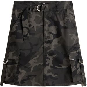 Vans, Dames, Rokken, Zwart, Maat: W26 Katoen,